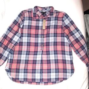 J. Crew Multicolor Plaid Medium Shirt